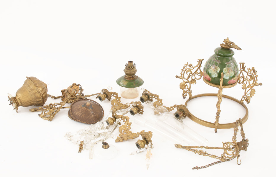 Takfotogenlampa, omkring år 1900