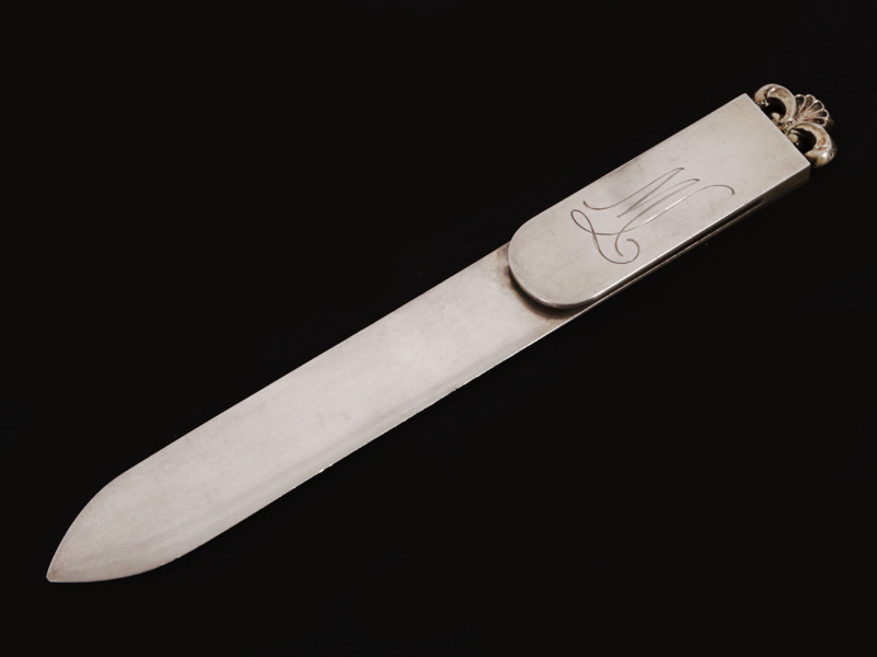 Brevkniv i sterlingsilver, Wiwen Nilsson för firma Anders Nilsson, 1950