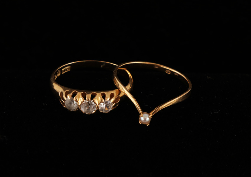 Ringar 2st, 18k