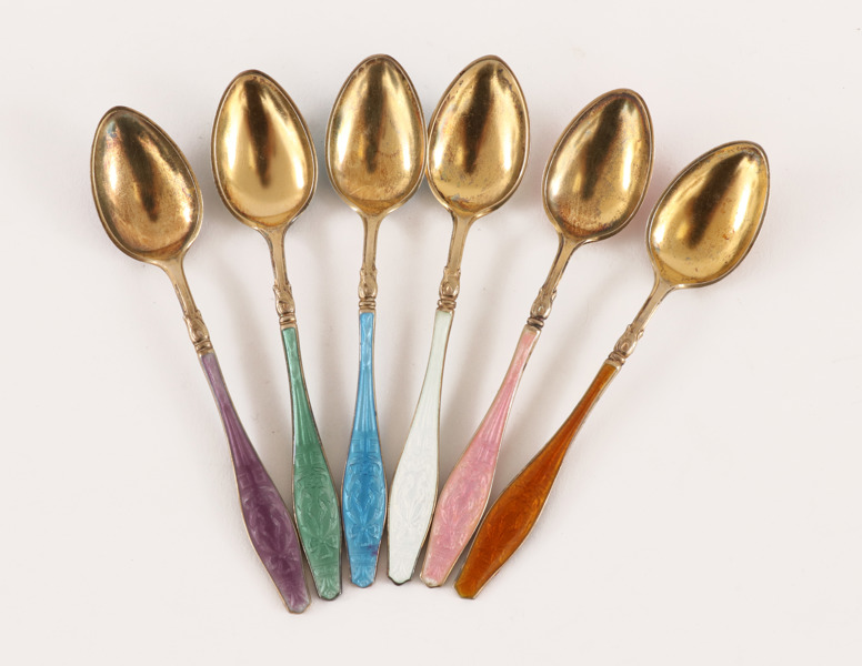 Moccaskedar 6st, sterlingsilver, Norge