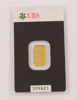 Guldtacka 2 gram, UBS