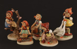 Figuriner 5st, "Hummel", Goebel, Tyskland
