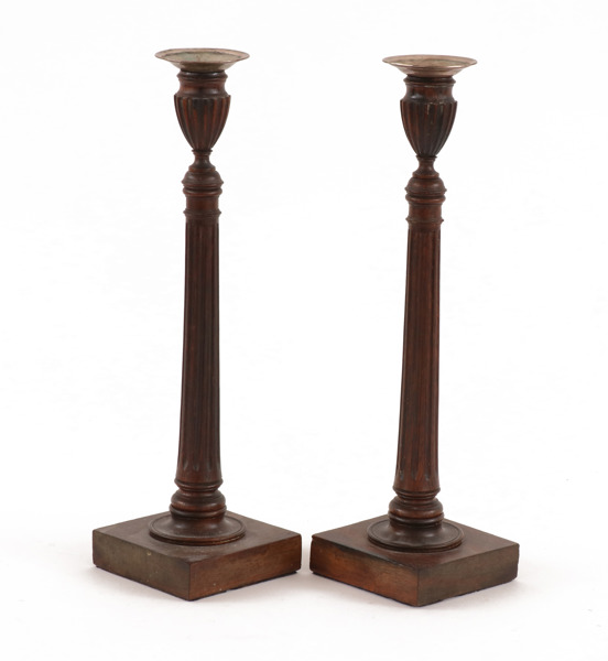 Ljusstakar ett par, George III, England, 1700-talets slut