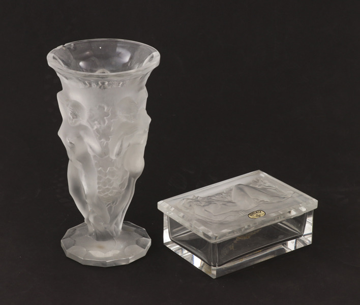 Böhmisk kristall 2 delar