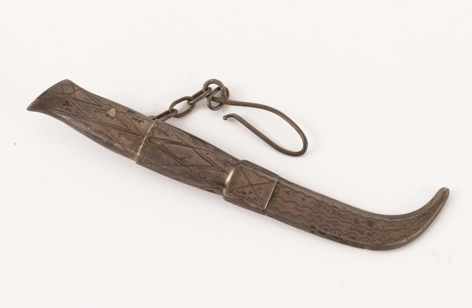 Liten kniv med slida, silver, 1917