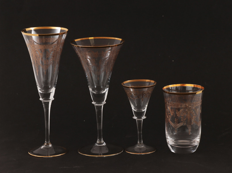 Glasservisdelar, "Sergel", Duka