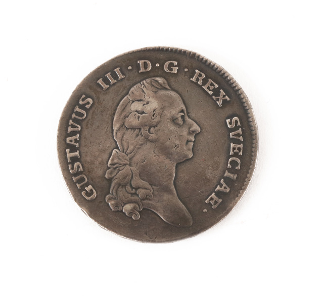 Silvermynt 1 riksdaler, Gustav III, Sverige, 1783