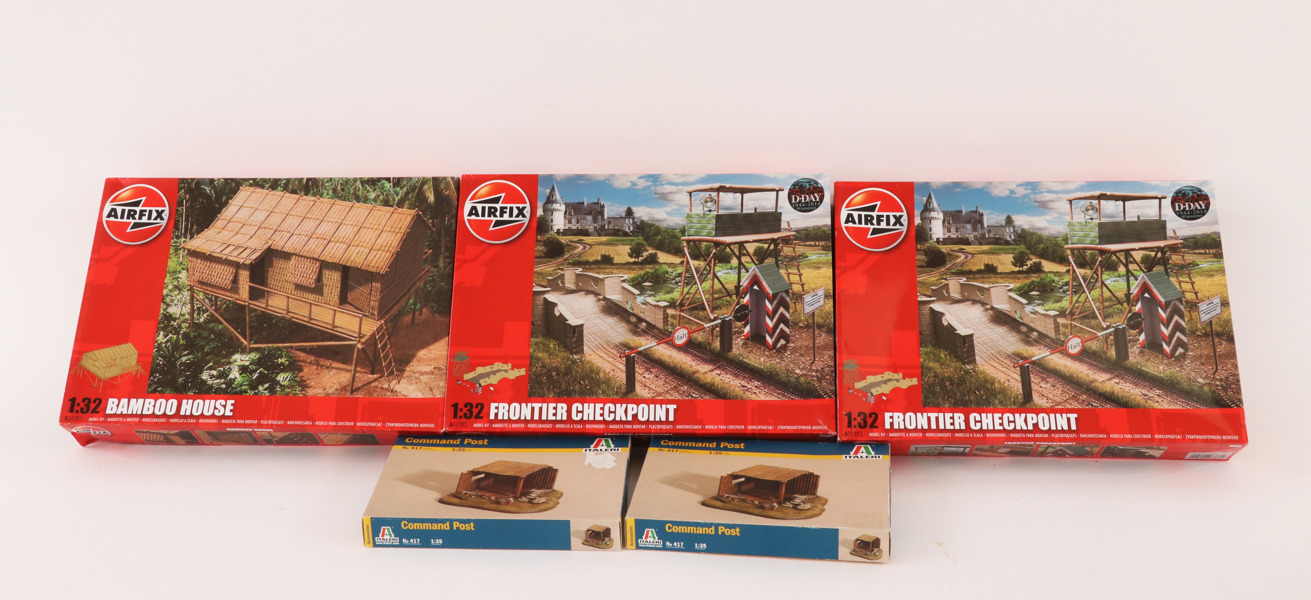 Byggsatser 5 delar, Italeri samt Airfix