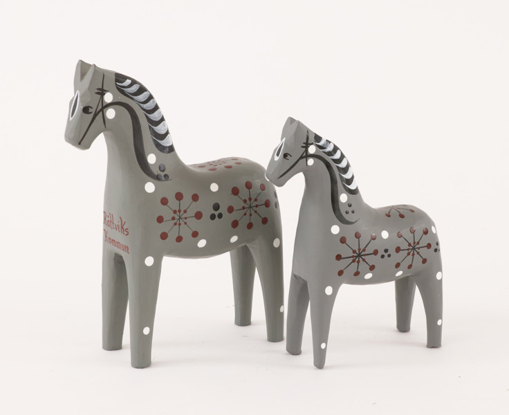 Rättvikshästar 2st, John Gudmunds