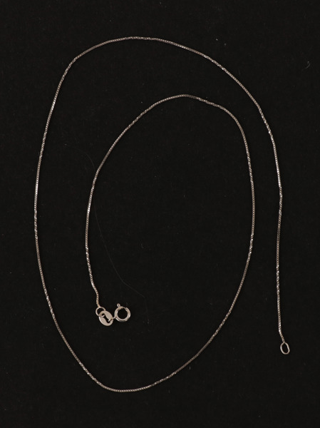 Halsband i 18k vitguld