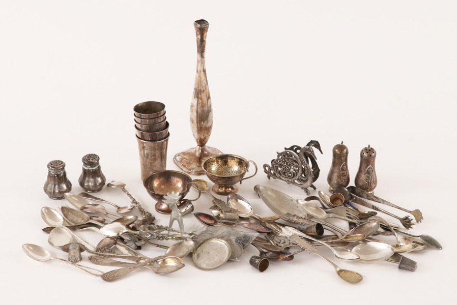 Parti silverföremål