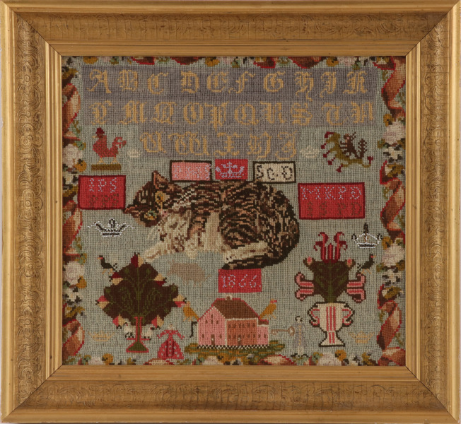 Märktavla, daterad 1866