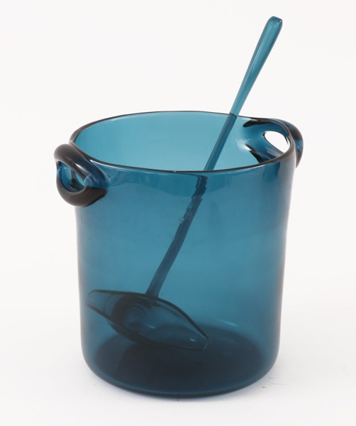 Bålskål med slev, Nils Landberg för Orrefors