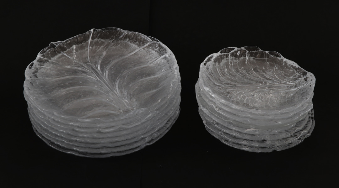 Matservisdelar, "Eden", Lars Hellsten för Orrefors