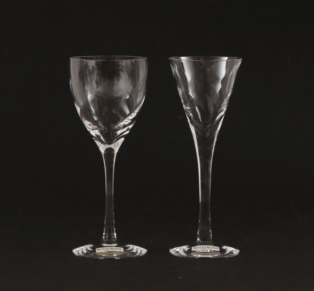 Servisdelar 24st, "Chateau", Bertil Vallien för Kosta Boda