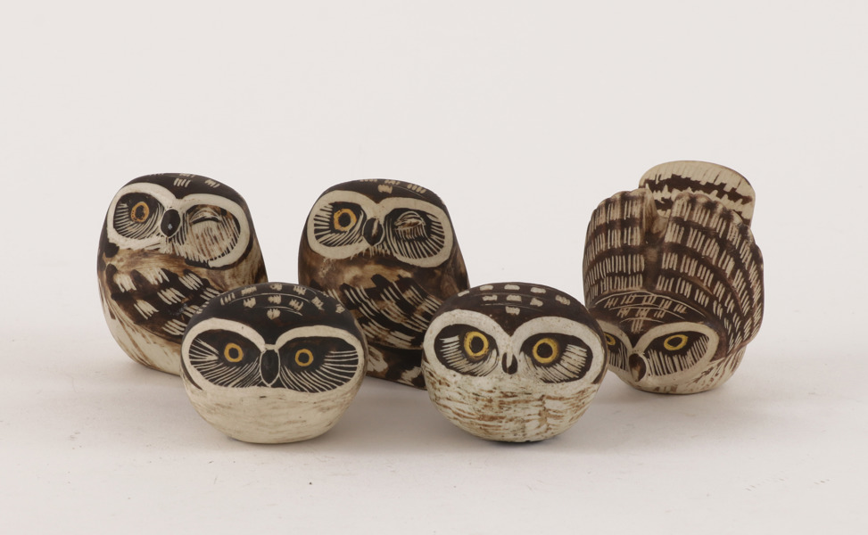 Figuriner 5st, Edward Lindahl för Gustavsberg studio