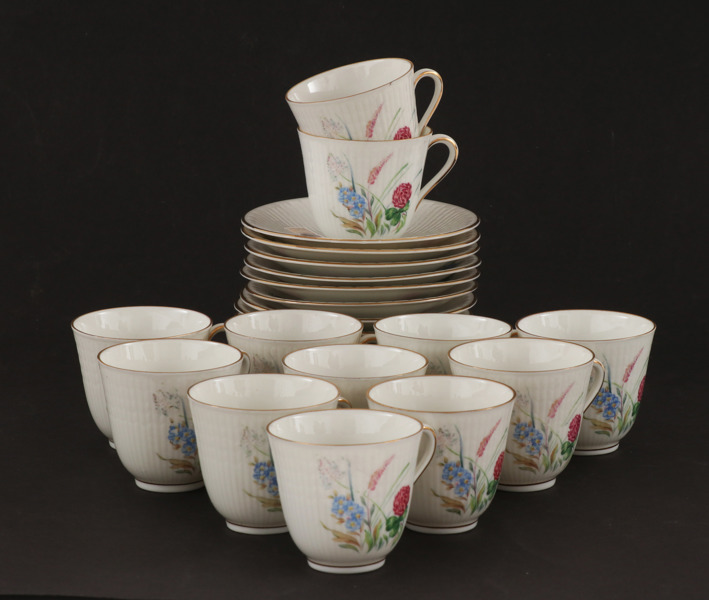 Moccakoppar med fat 12st, Rörstrand