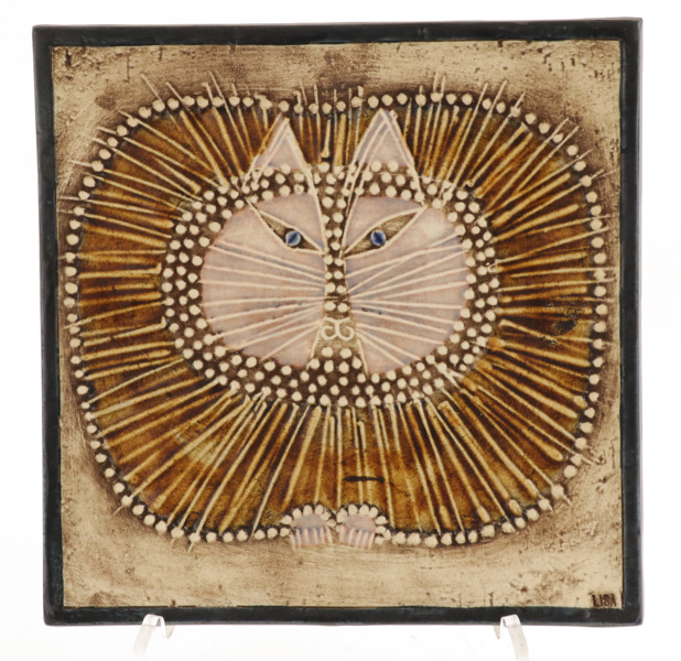 Väggplakett, Lisa Larson för Gustavsberg