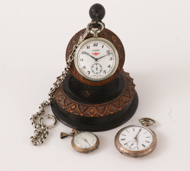 Fickursställ med 3st fickur