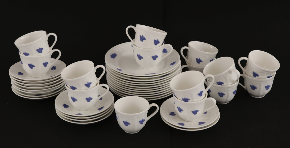 Kaffeservis, "Blå blom", Gustavsberg