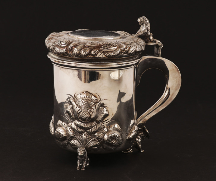 Dryckeskanna i sterlingsilver, barockstil, 1900-tal