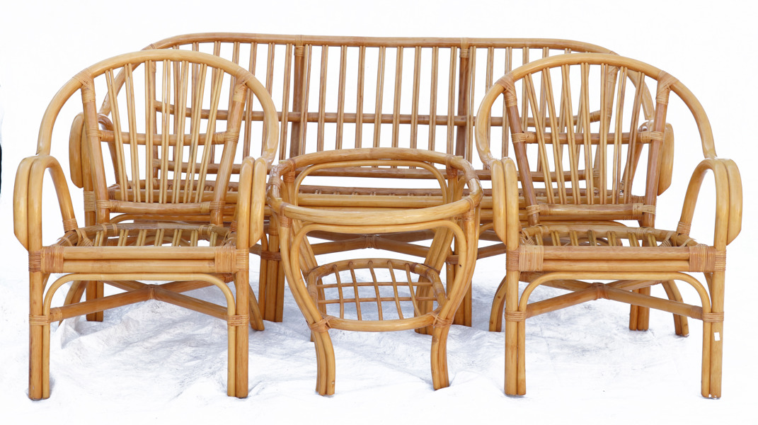 Möblemang 4 delar, 1900-talets slut