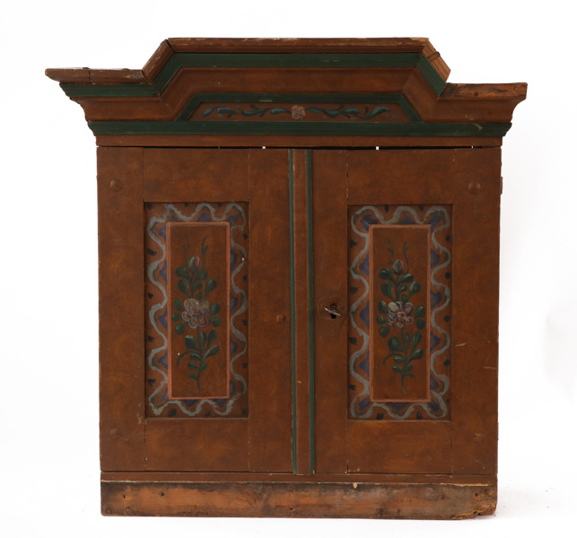 Väggskåp, allmoge, 1800-tal