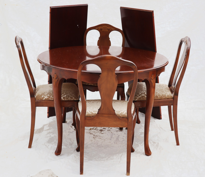 Matgrupp 5 delar, rokokostil, 1900-talets andra hälft