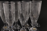 Champagneglas 7st, "Koskull", Kosta, 1977