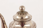 Kaffekanna i silver, empire, 1857