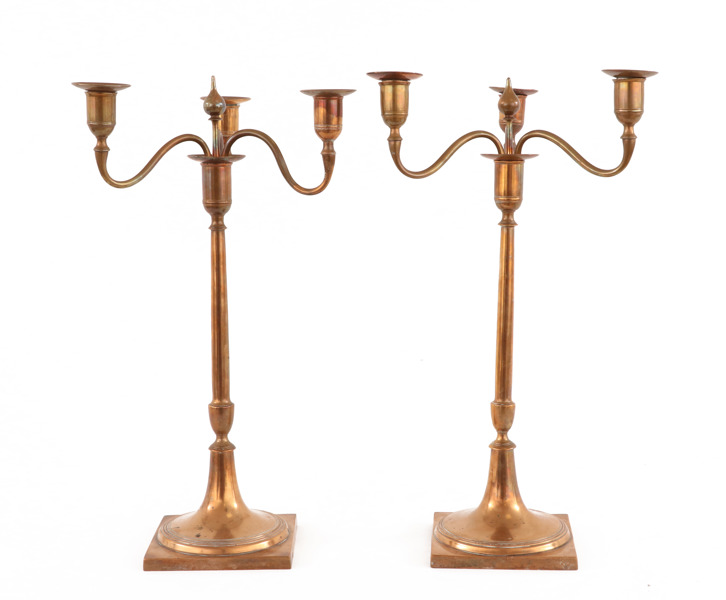 Kandelabrar ett par, 1800-tal