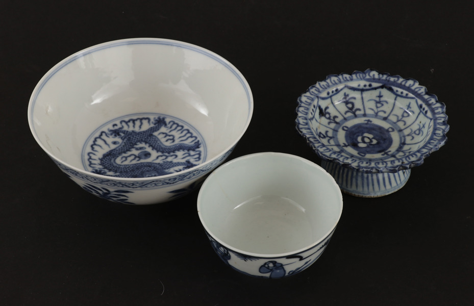 Porslin 3 delar, Kina