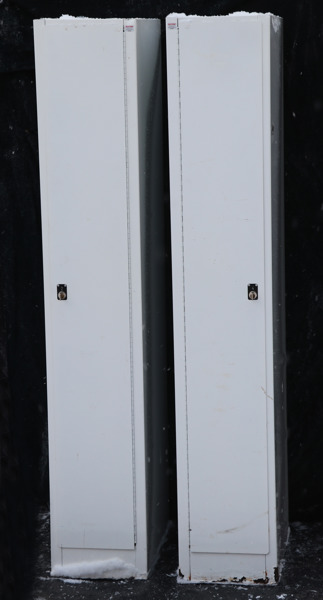 Plåtskåp 2st, 1900-talets slut
