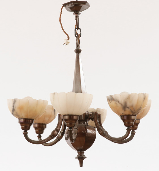 Taklampa, 1900-talets första hälft