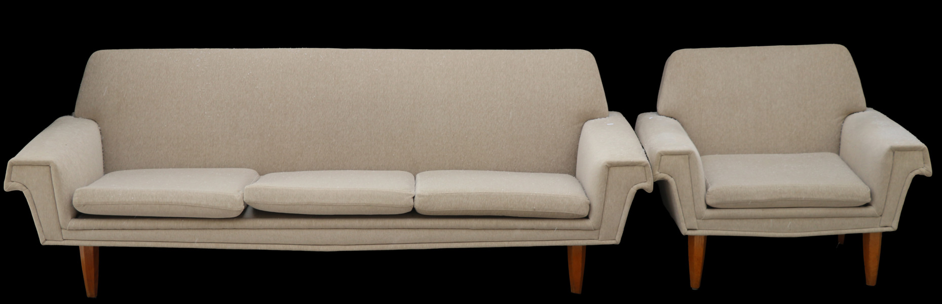 Soffa och fåtölj, Johannes Andersen för Trensum, 1960-tal