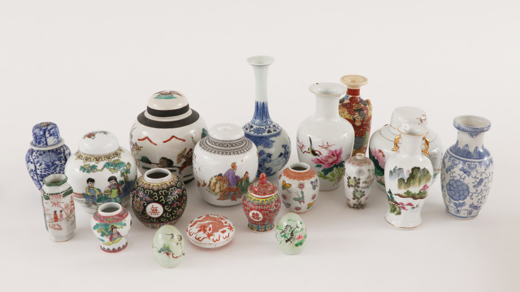 Parti orientaliskt porslin, 1900-tal