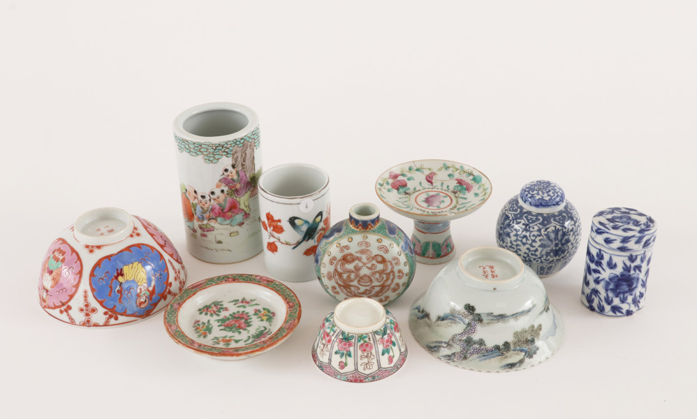 Porslin 10 delar, Kina