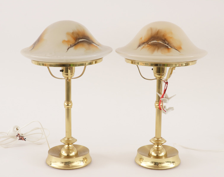 Bordslampor ett par, Eric Wärnå, 1900-talets slut