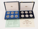 Medaljserie 12 delar, finsilver, "Nobel Laureates", 1971/75