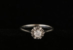 Ring i 18k vitguld