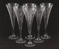 Champagneglas 6st, "Helena", Gunnar Cyrén för Orrefors