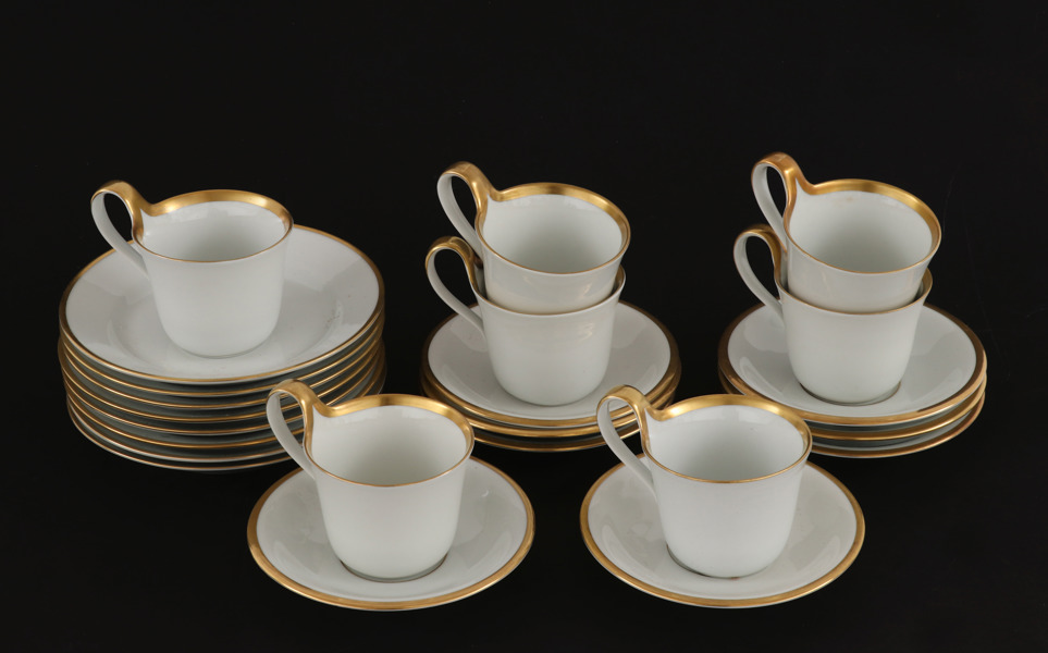 Kaffeservisdelar, "Golden Sun", Sigvard Bernadotte för Bing & Gröndahl