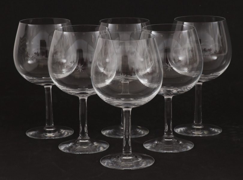 Vinglas 6st, "Bouquet", Signe Persson Melin för Kosta