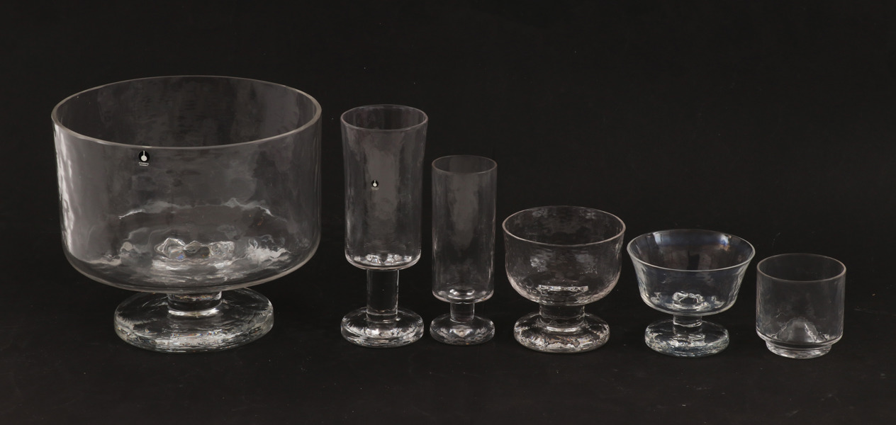 Glasservis, "Rustik", Pukeberg