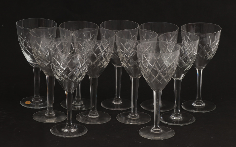 Rödvinsglas 11st, bl.a. BG Ekerberga