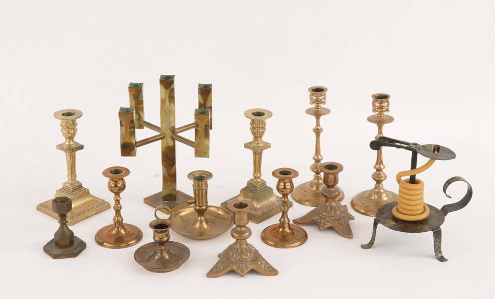 Ljusstakar och kandelaber 13 delar