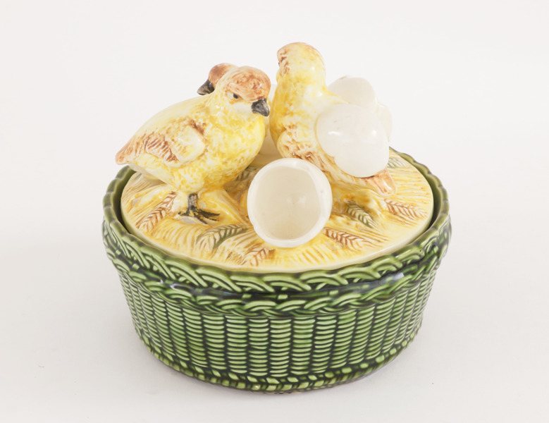 Äggterrin med lock, Tjeckoslovakien, 1900-talets första del