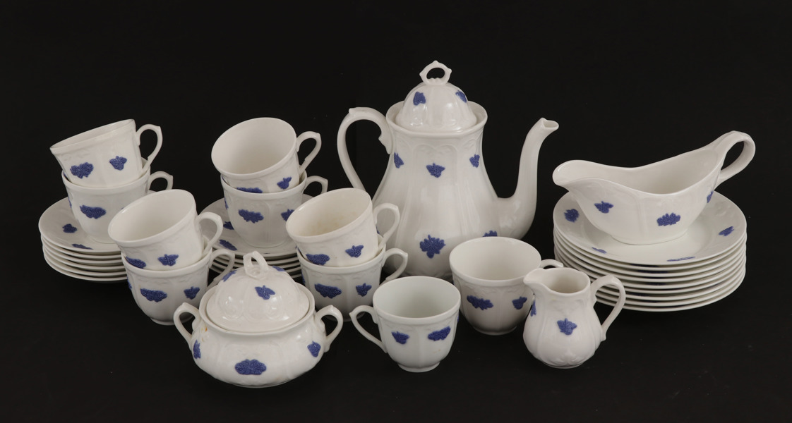 Kaffeservis, "Blå blom", Old Gustavsberg