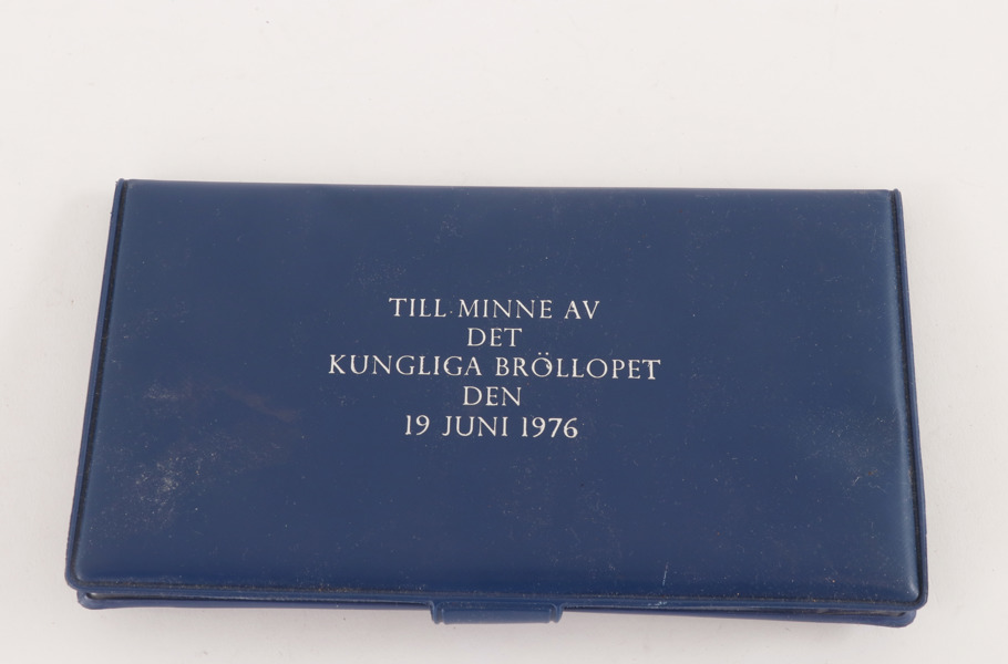 Minnesmedalj i sterlingsilver, Kungliga Bröllopet, Franklin Mint