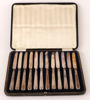 Fruktknivar 12st, sterlingsilver, England, 1893